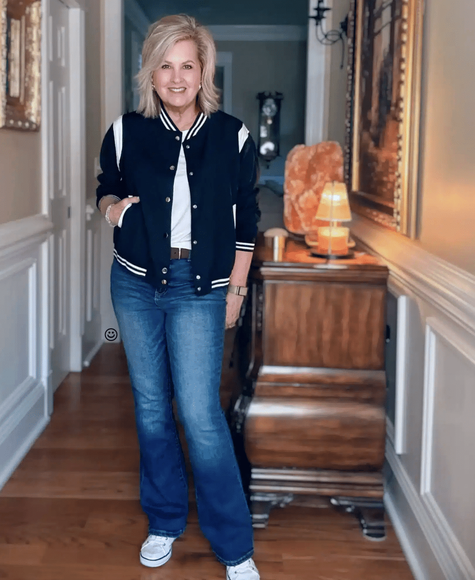 high rise jeans for women over 50