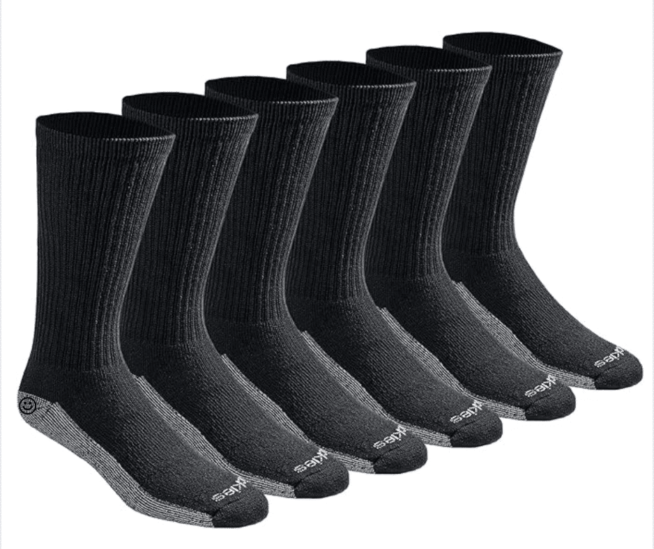 Dickies Men's Dri-Tech Original Moisture Control Crew Socks