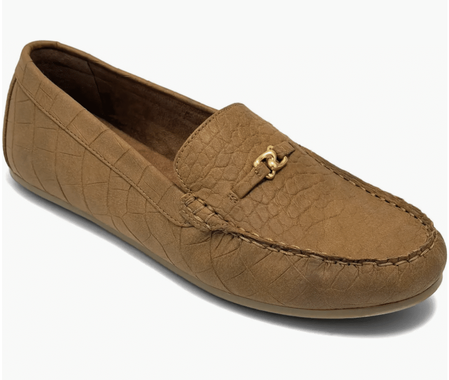 Classic bit detail loafers in wide width with supportive fit for dressy outfits that still feel gentle on feet