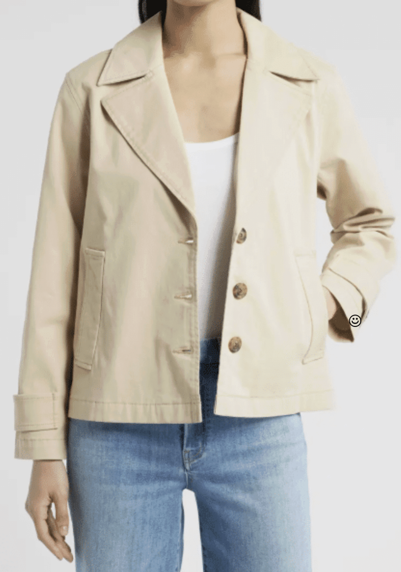 Caslon Cotton Parka with Removable Hood, Jackets at Nordstrom Spring 2026 New Arrival