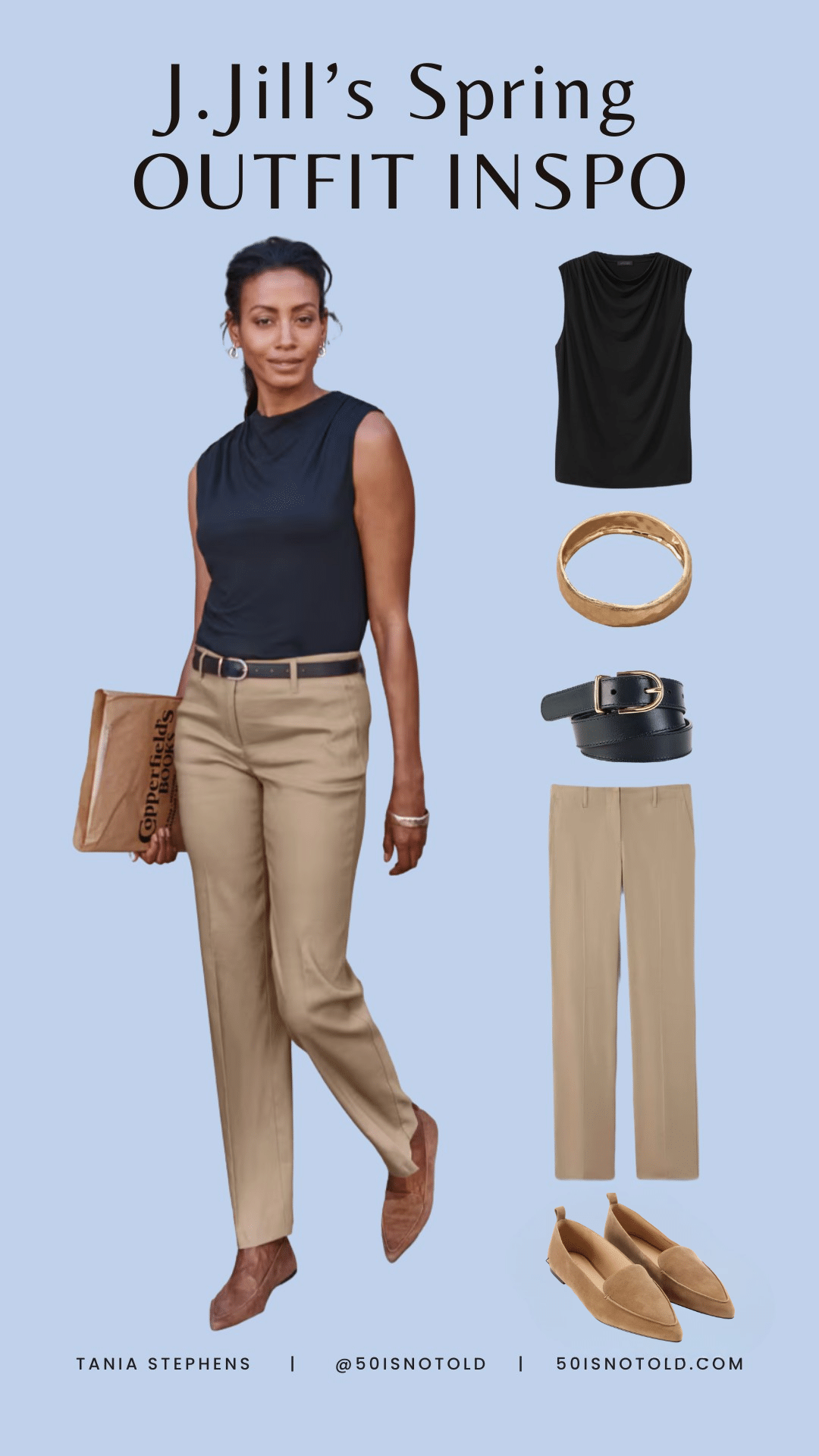 J.Jill Spring Outfit Inspo Graphic