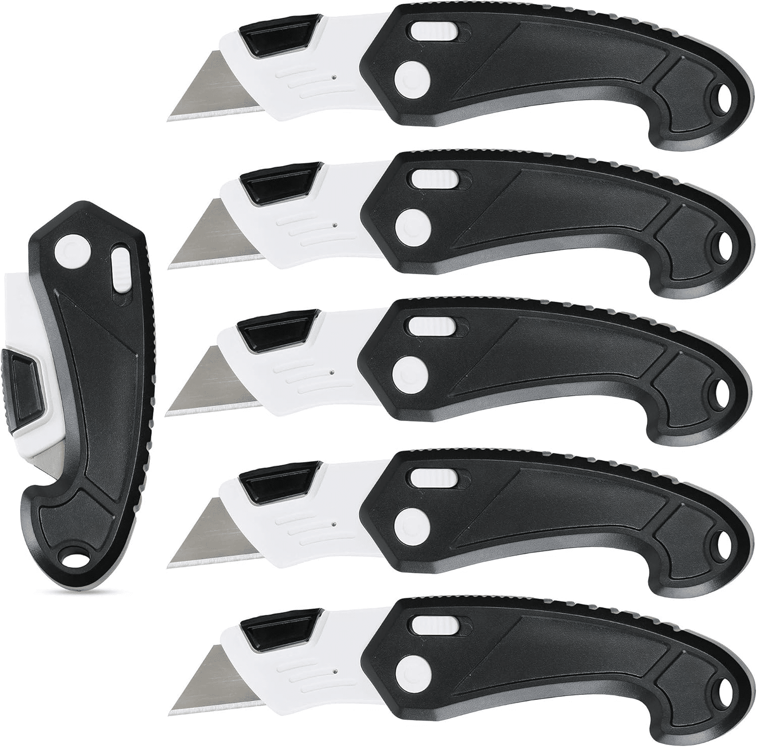 Plastic Folding Utility Box Cutter (6 Pack)