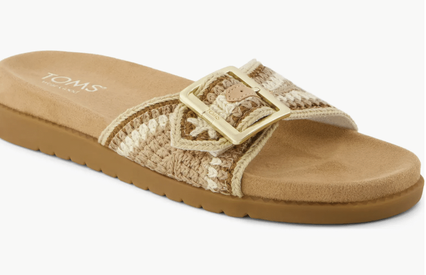 Toms crochet slide