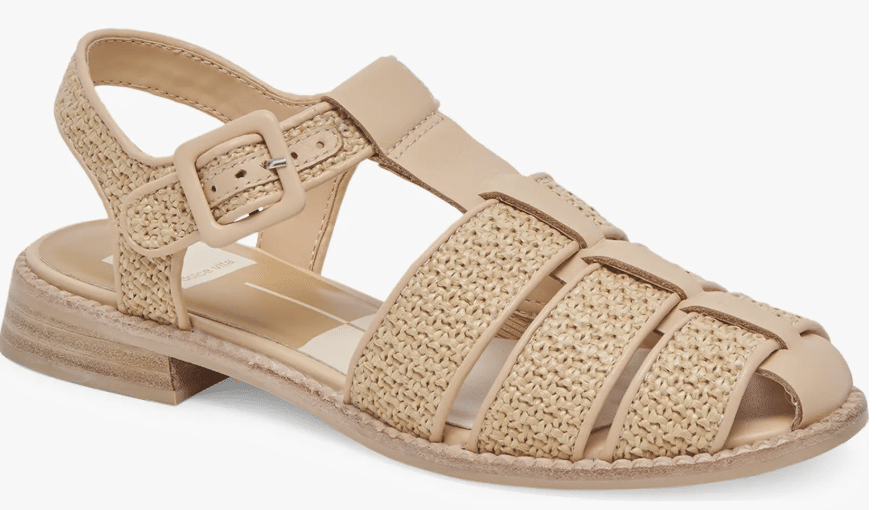 tan dolce vita fisherman sandal