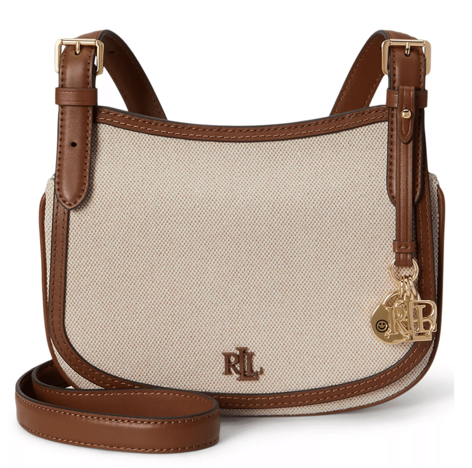 Lauren Ralph Lauren Canvas Medium Marcy Crossbody Bag