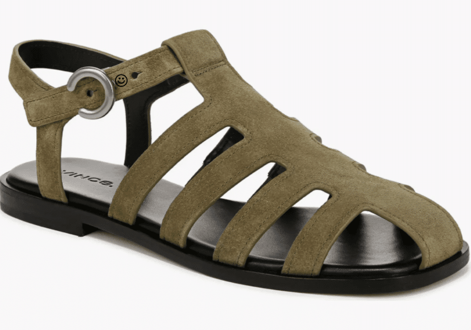 gladiator fisherman sandal in green