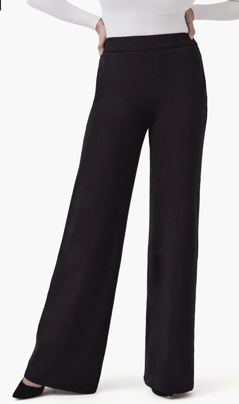 spanx ponte wide leg pant