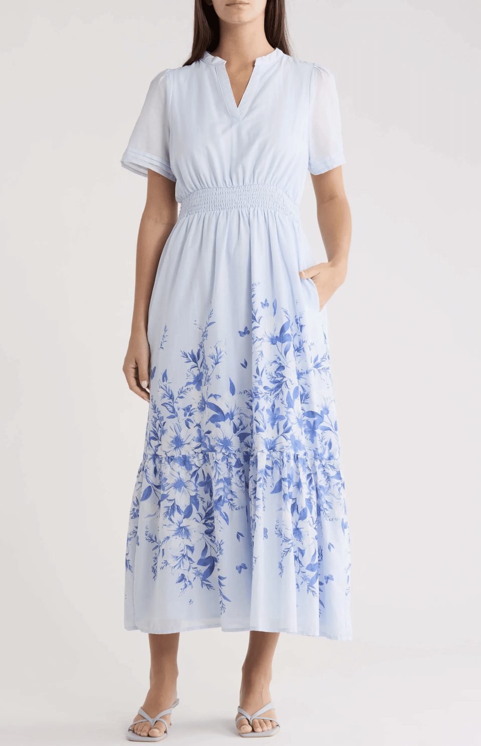 SUGARLIPS Fernie Field Janey Cotton Poplin Maxi Dress