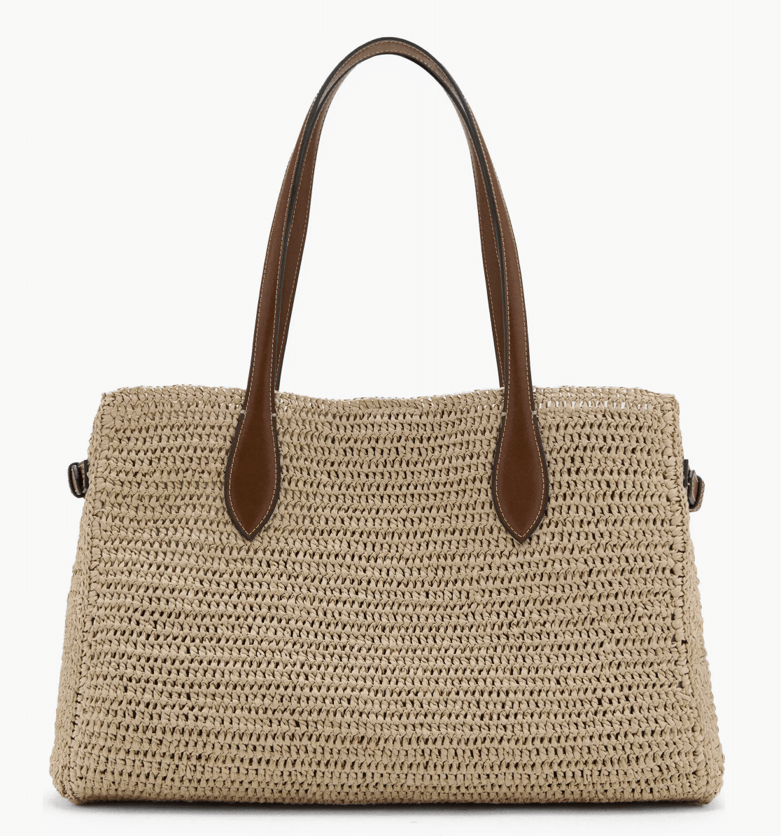 MANGO Raffia Tote