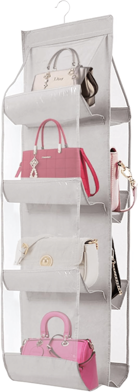 Hanging Purse Organizer for closet