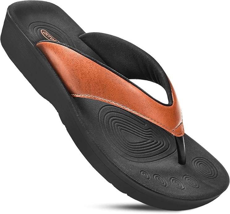 Aerothotic Flip Flop with cushioned footbed