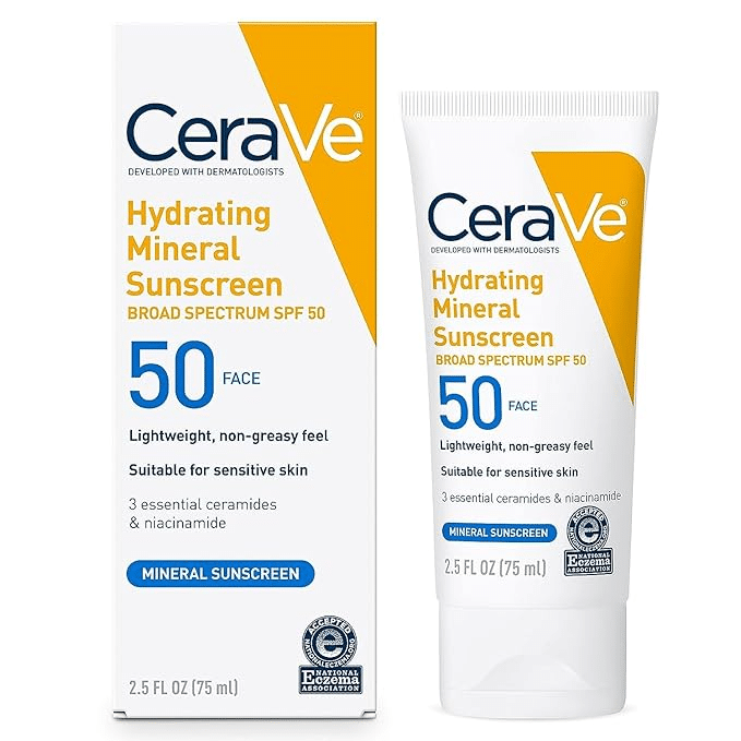 ceraVe hydrating mineral sunscreen