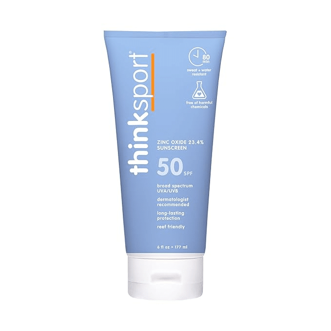 think sport zinc oxide 50 sunscreen