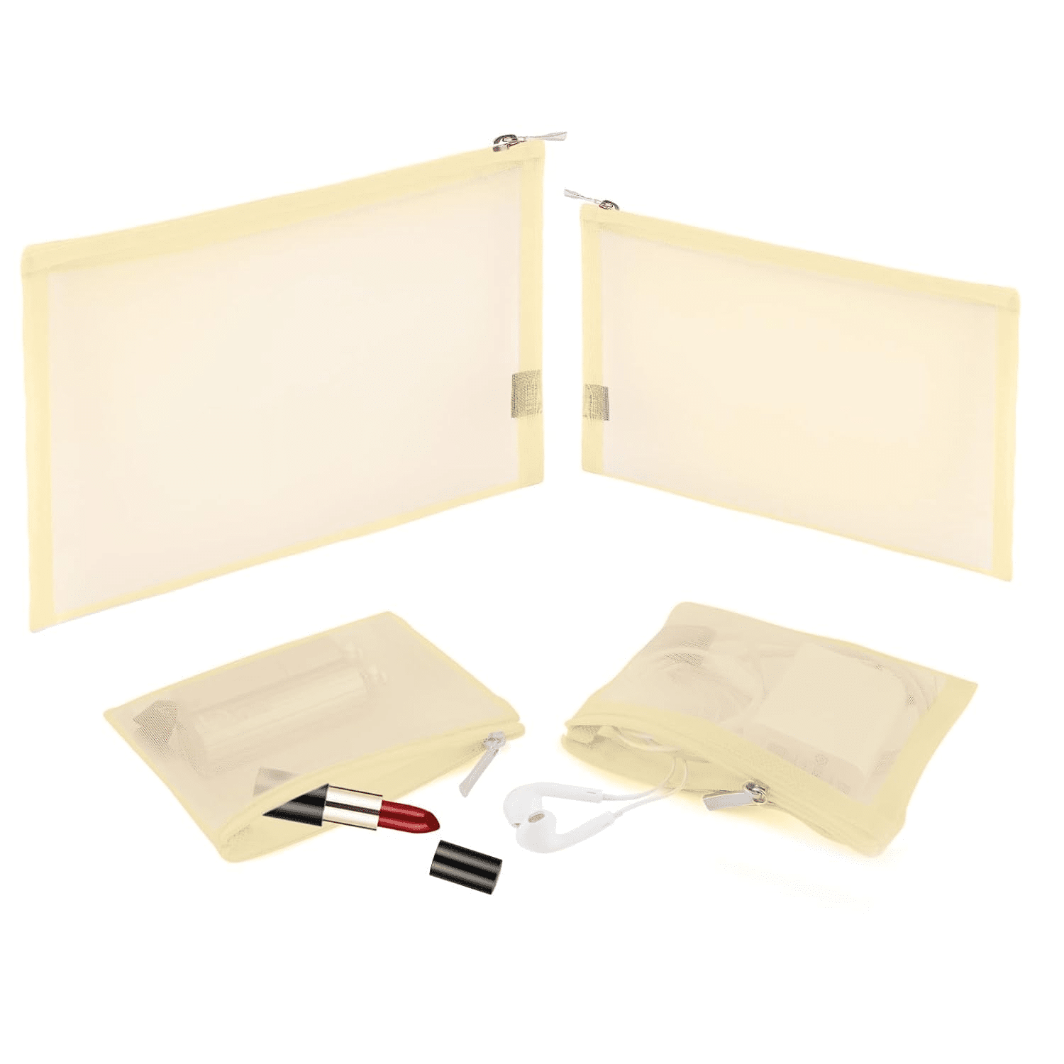 Mesh Pouches to organize handbag and purse