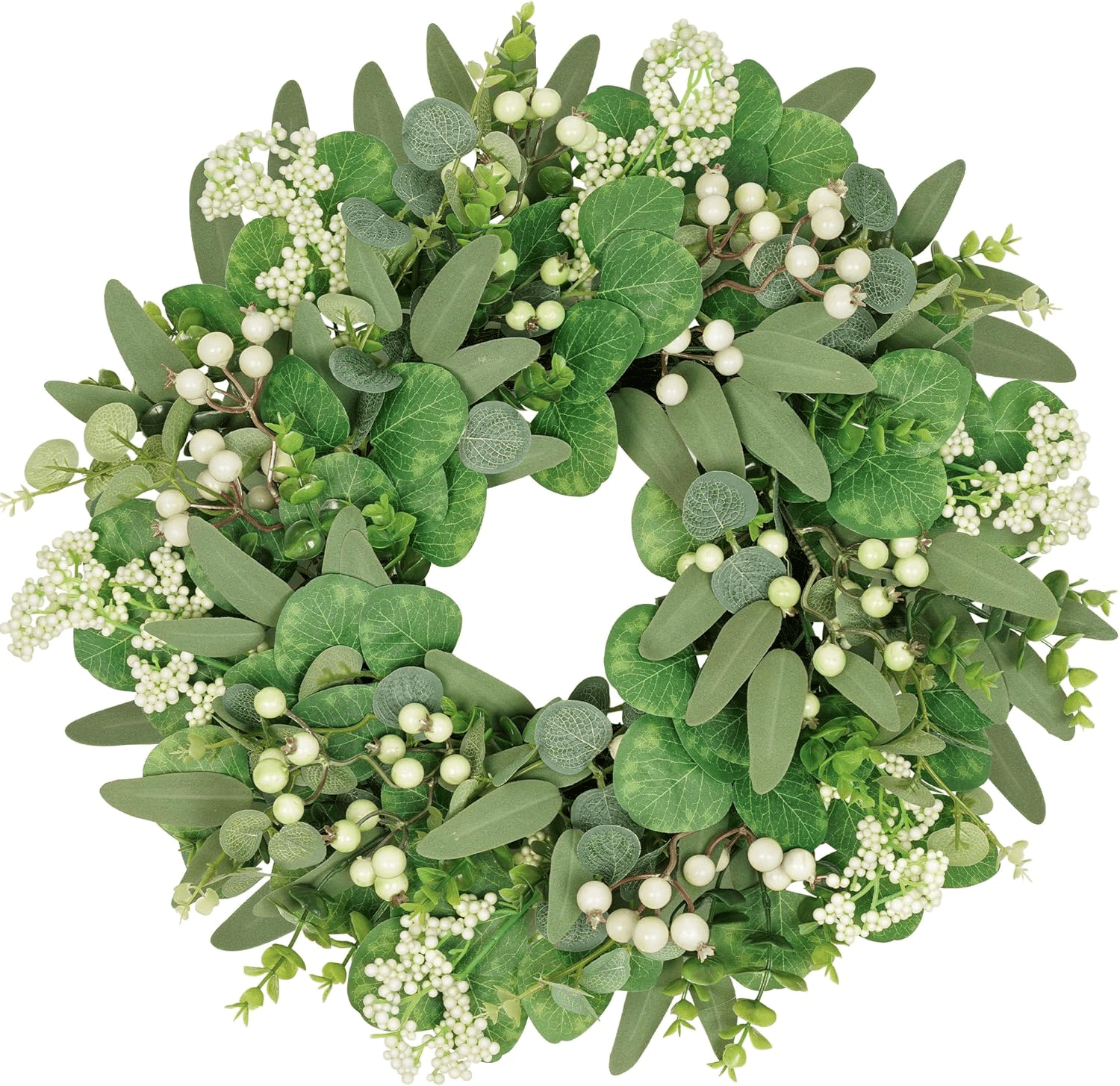 SPRING SUMMER GREENERY WREATH