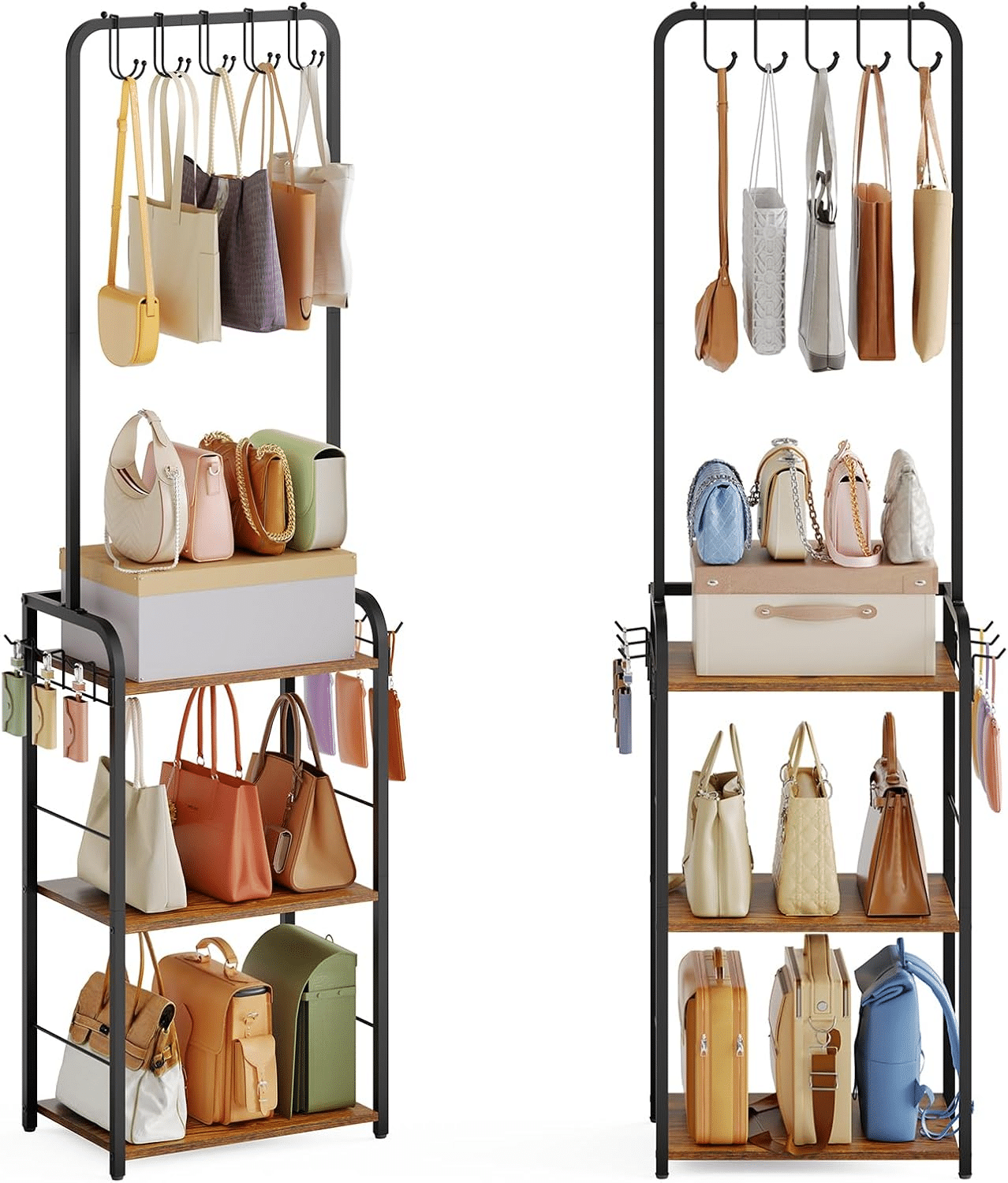 Floor-Standing Purse Organizer
