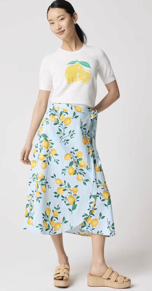 LEMON SKIRT AND SHIRT