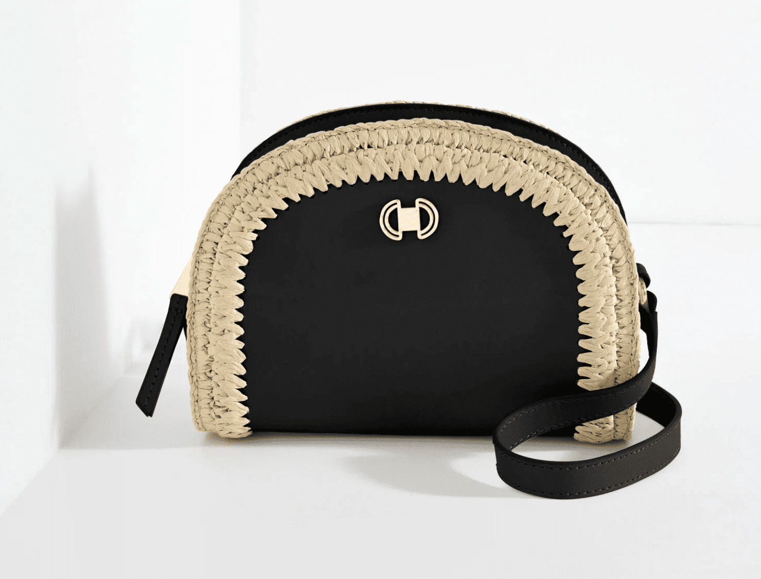 rory vachetta straw crossbody