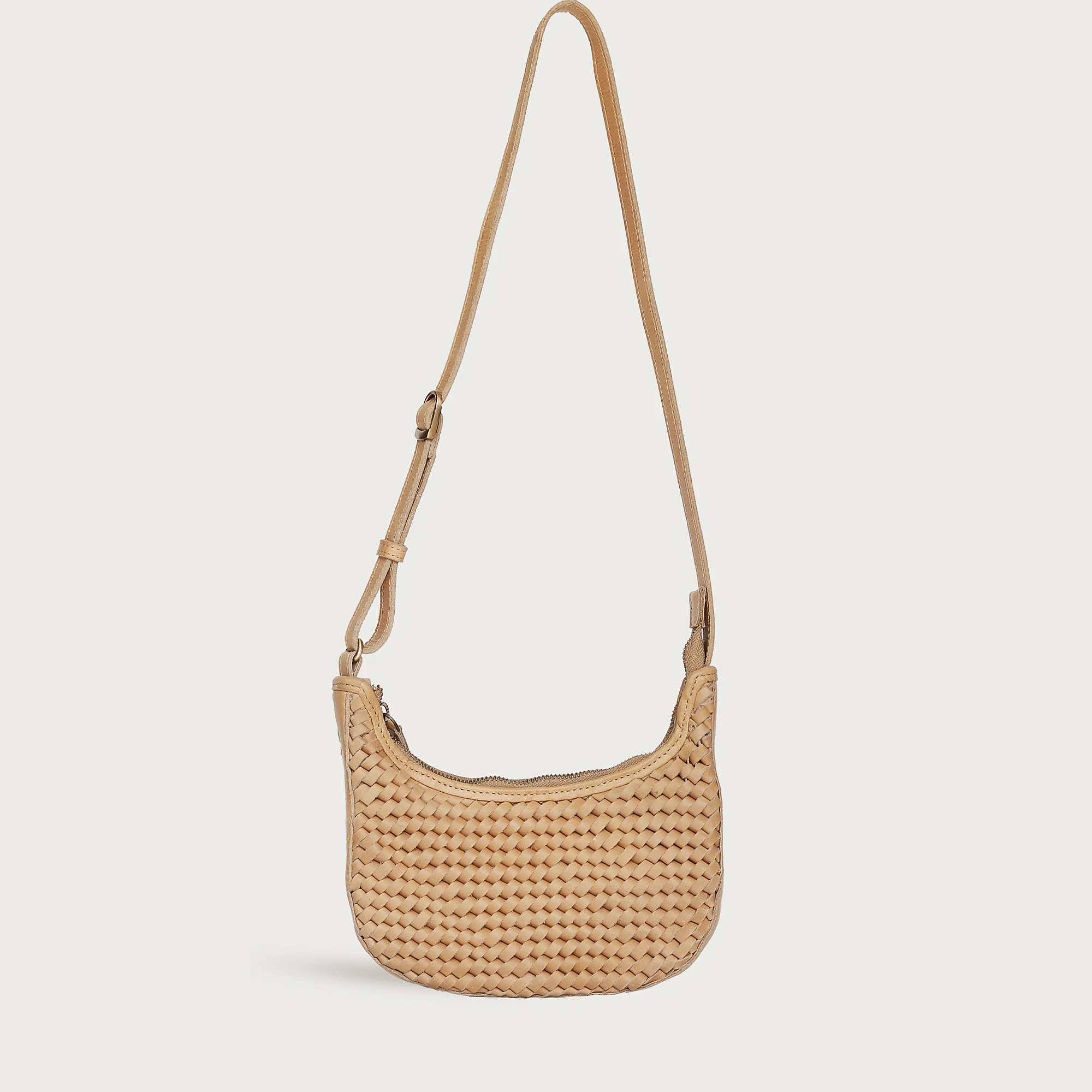 j.Crew small rattan top-handle bag