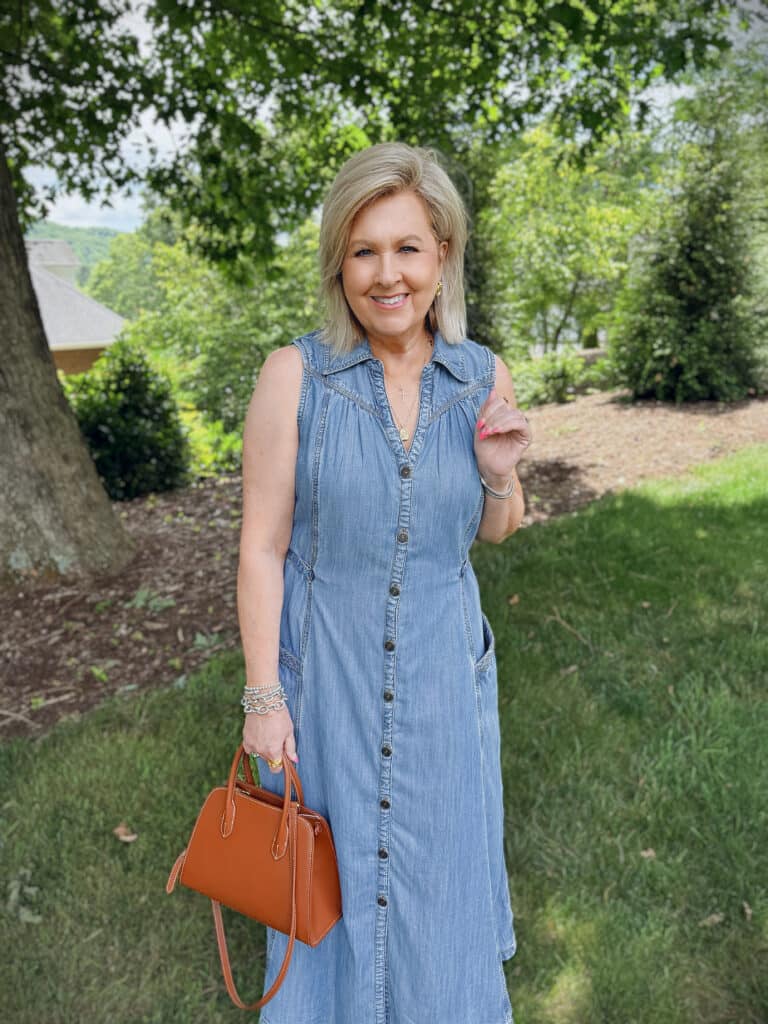 Chambray and Denim Dresses Women Over 50 Will Actually Wear All Summer