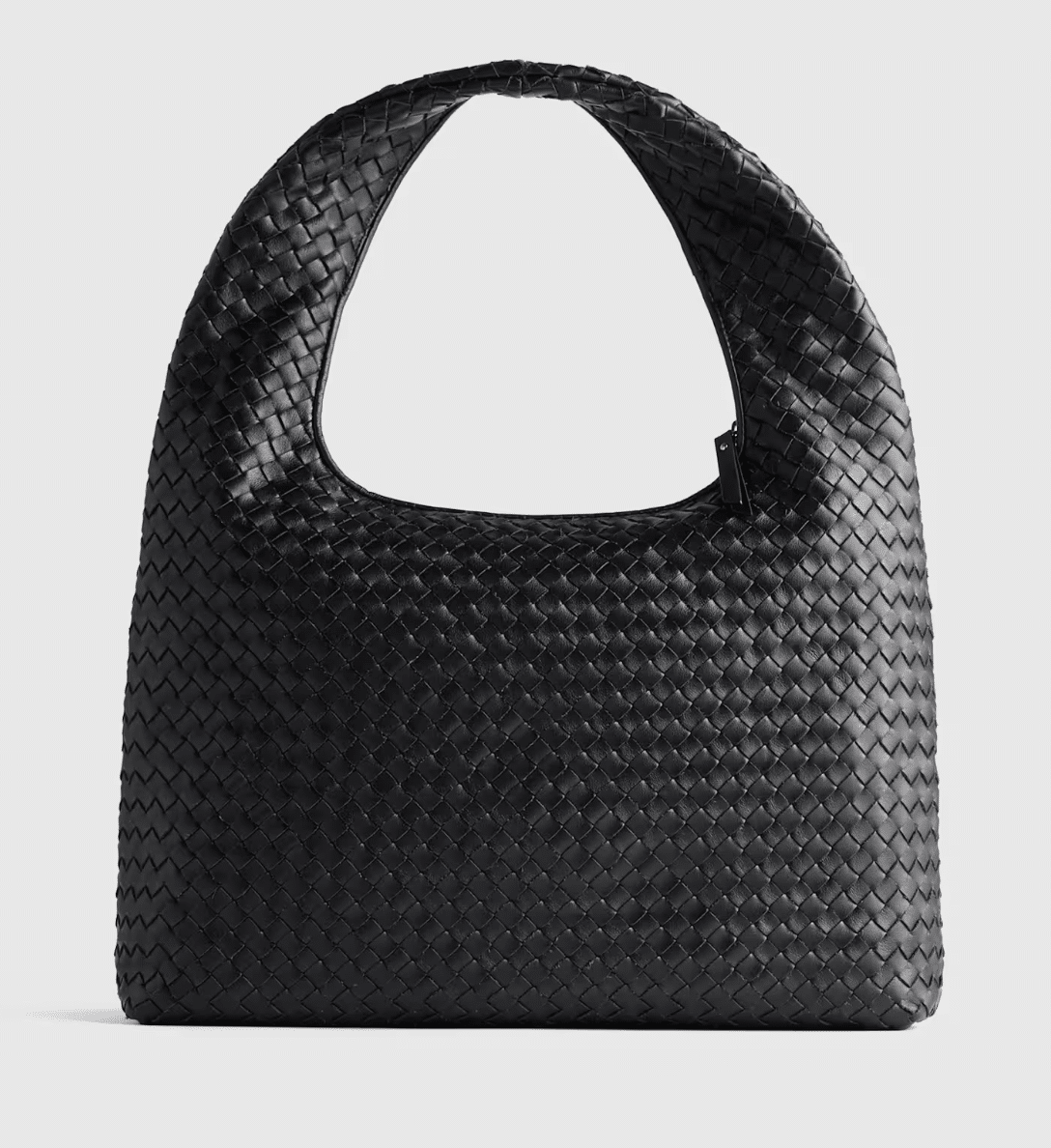 italian leather handwoven shoulder bag,