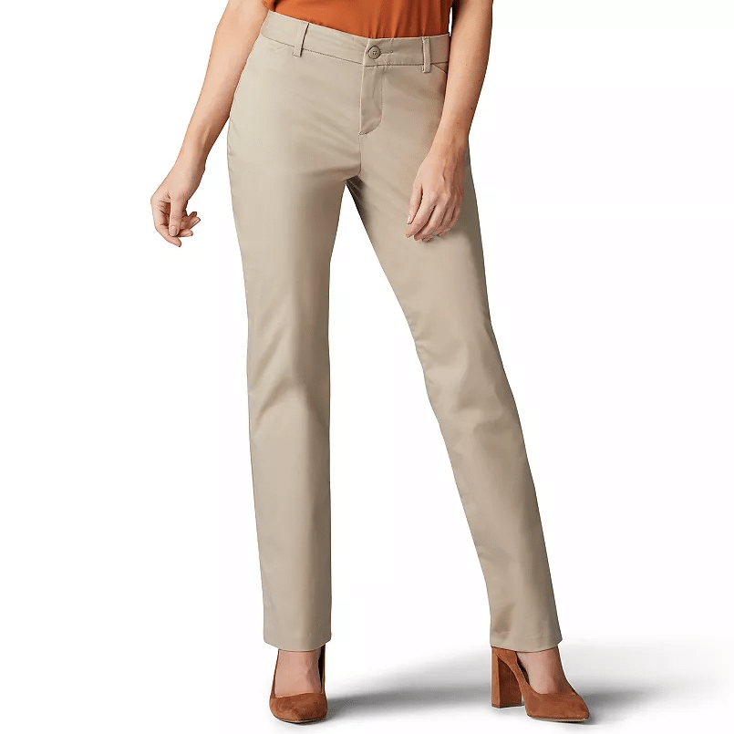 Lee wrinke free relaxed fit straight leg pant