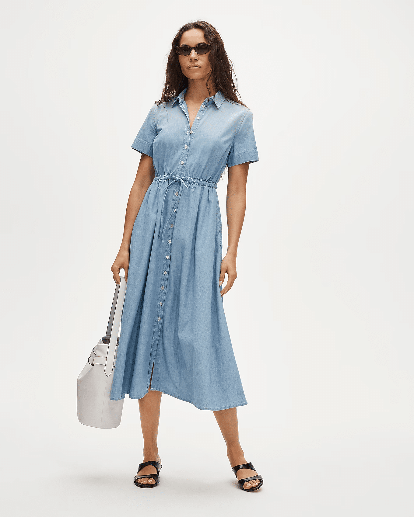 J.Crew Chambray Shirt Dress