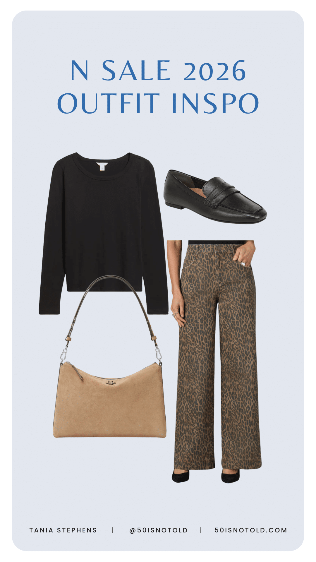 Leopard Print Pant outfit from the Nordstrom Sale for Fall 2026