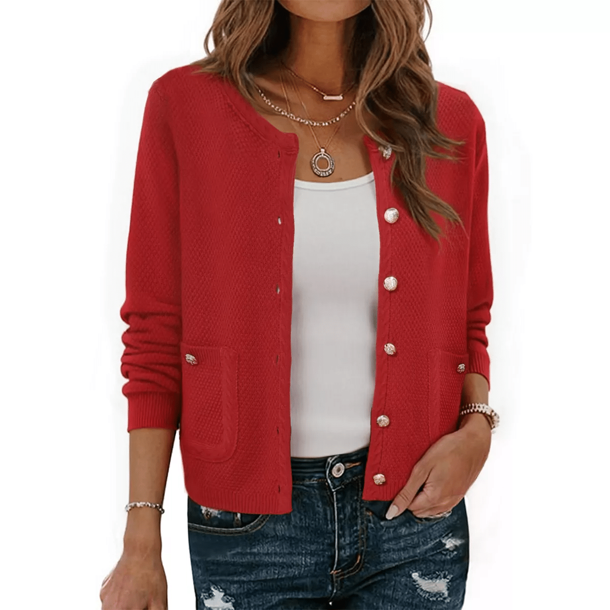 open front chunky knit cardigan from kohls