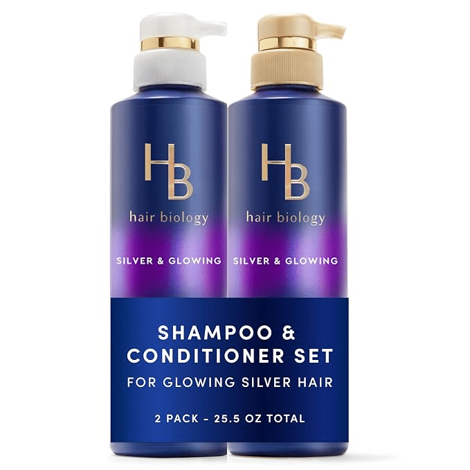 hair biology purple shampoo and conditioner
