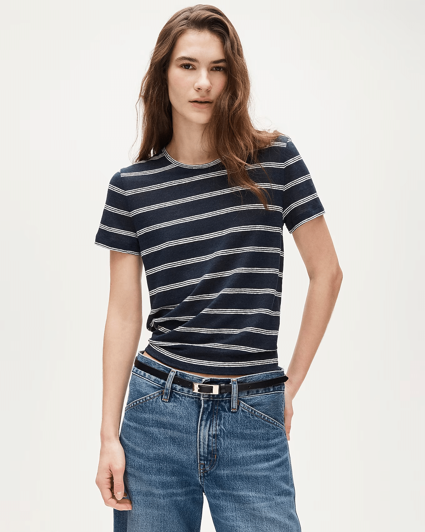 Jcrew relaxed linen t-shirt
