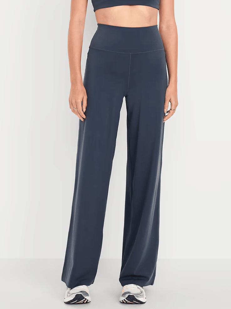 old navy studio smooth wide-leg pants