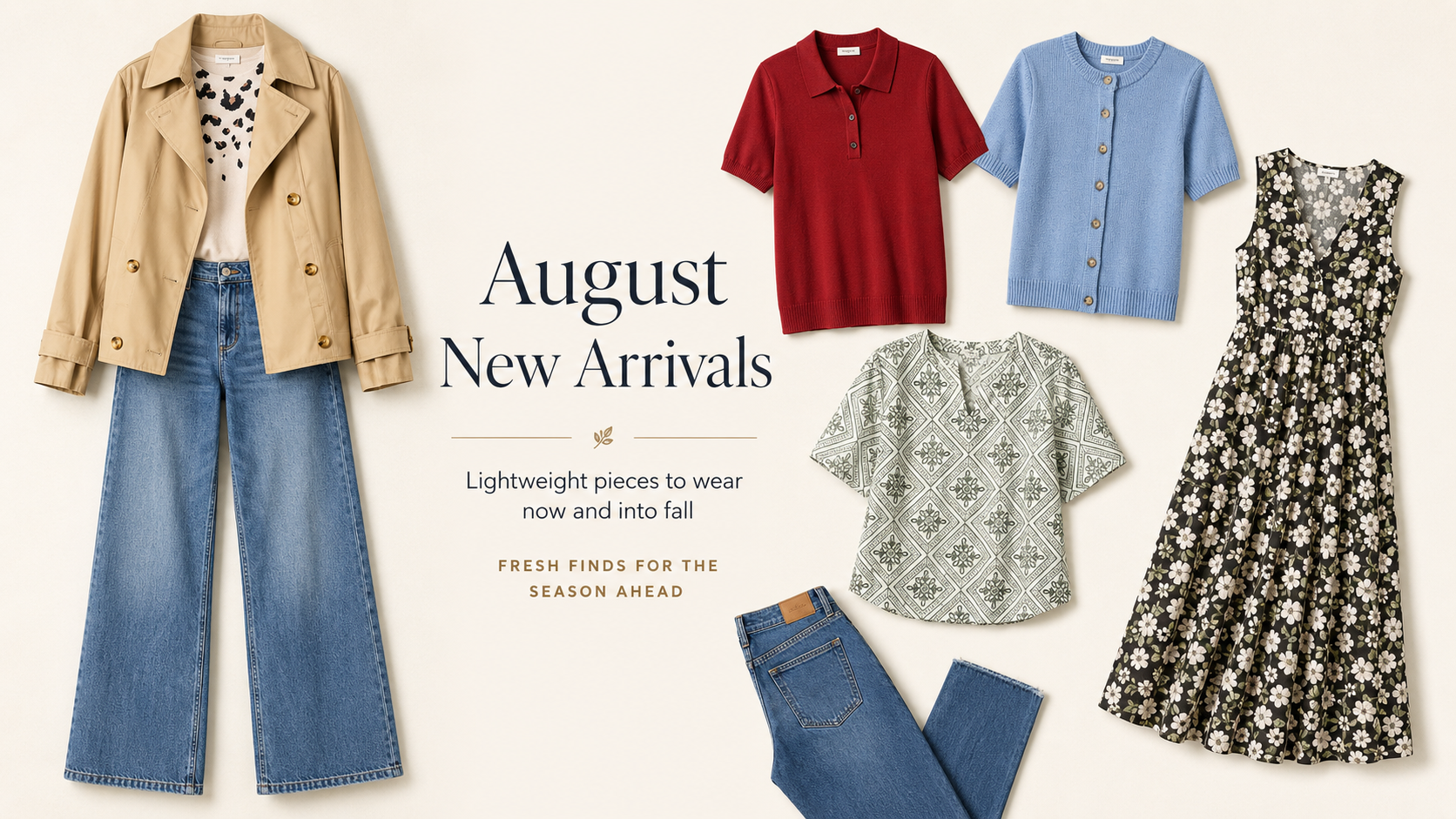 August New Arrivals for fall 2026