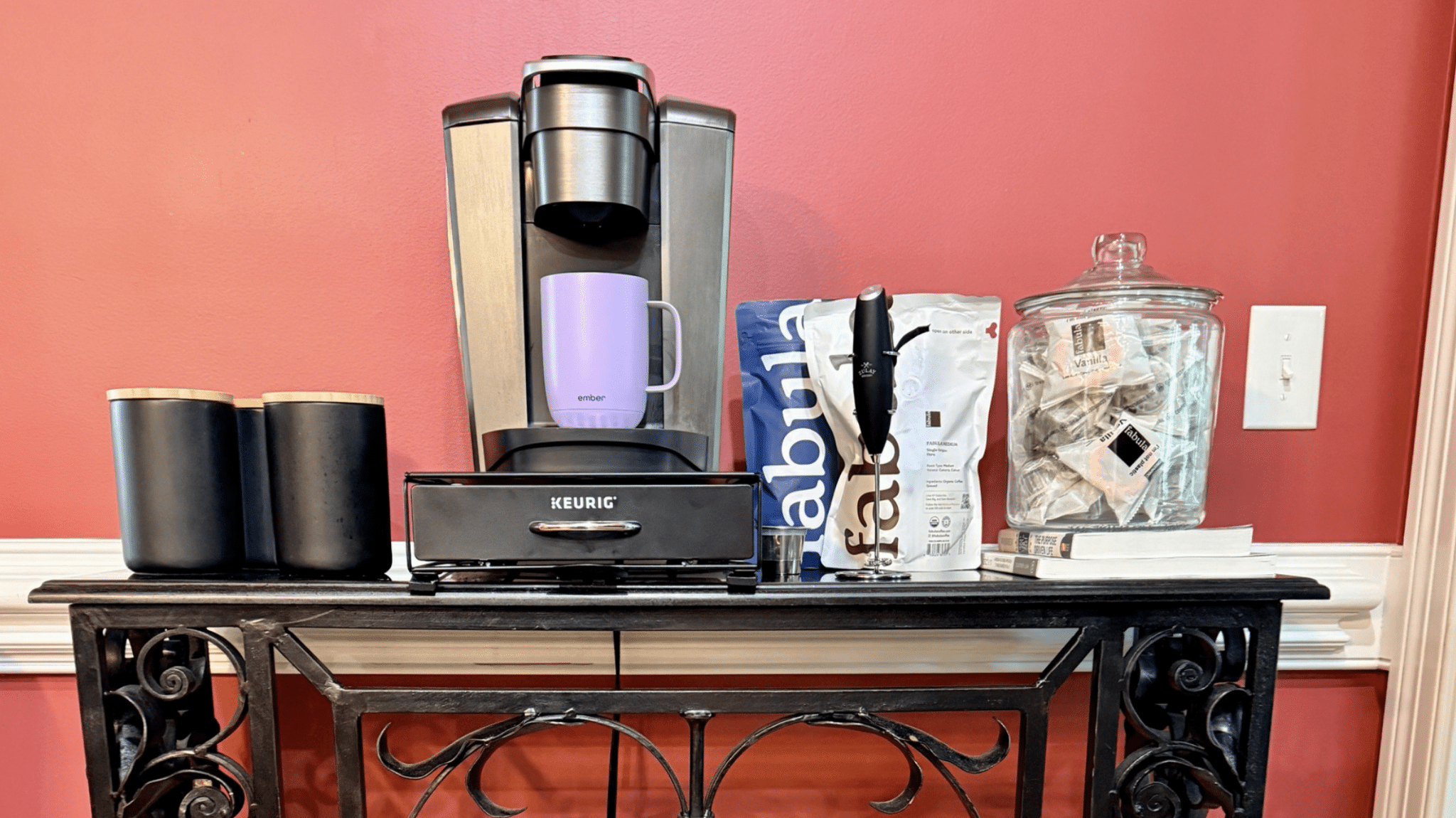 Tania's coffee station