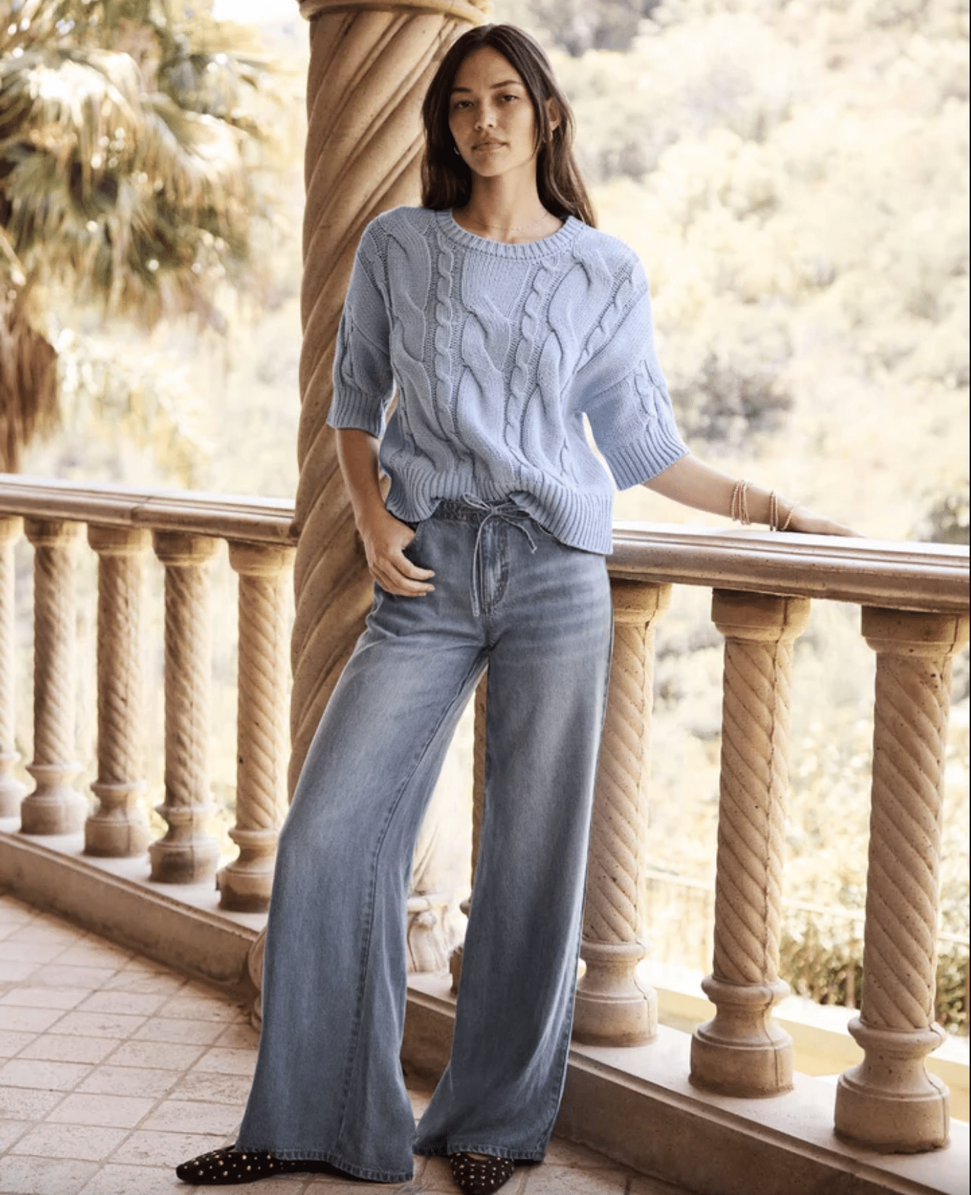 Lounge Denim Pant from Splendid in Indigo