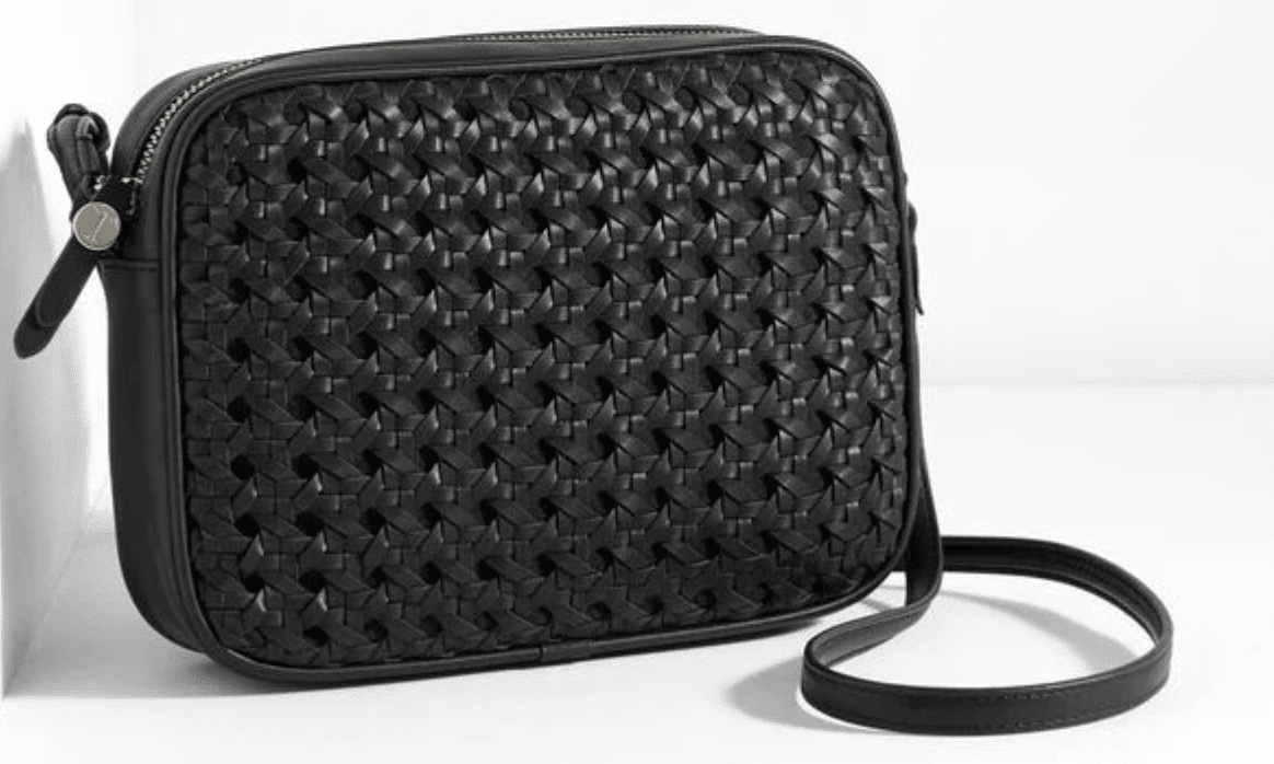 woven crossbody bag from talbots