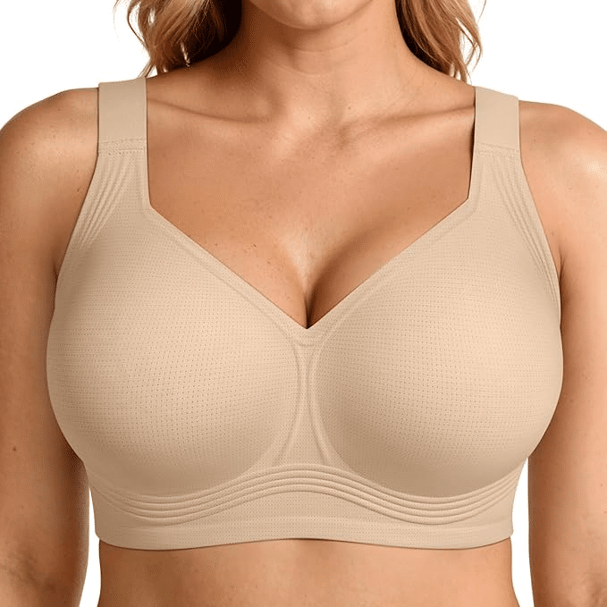 LetsJoli Supportive Wireless Full-Coverage Bra