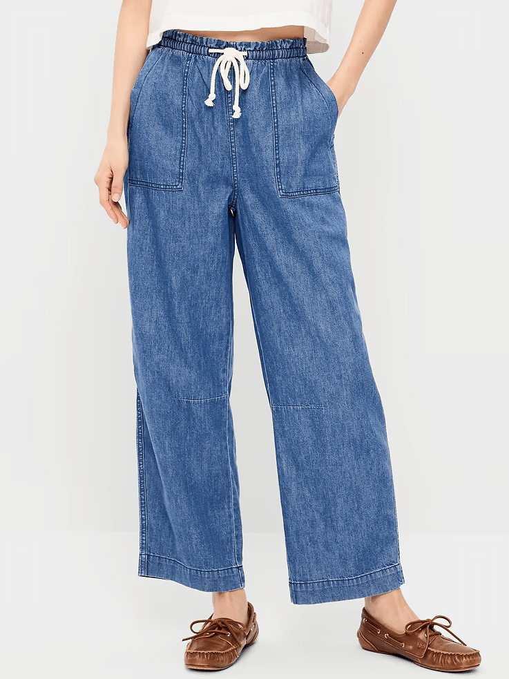 old navy utility anklr pants