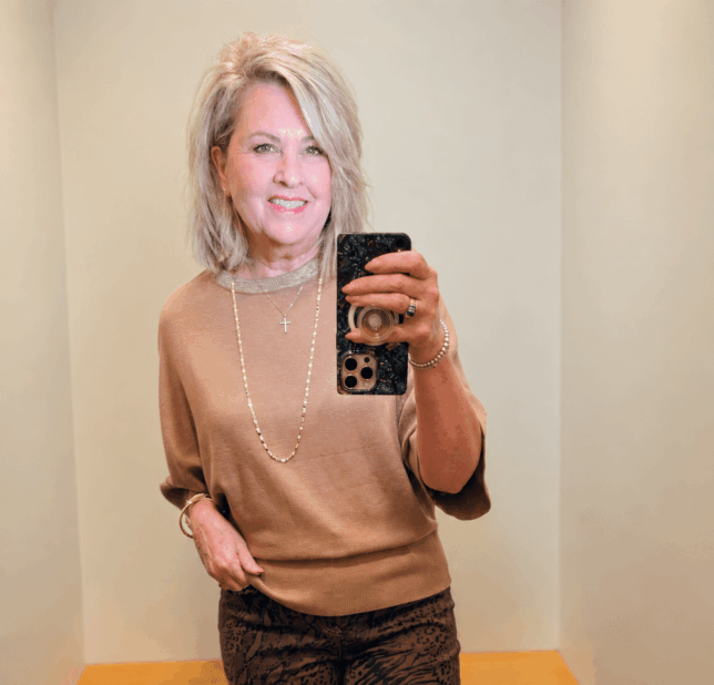 Chico's sequined sweater 9:26