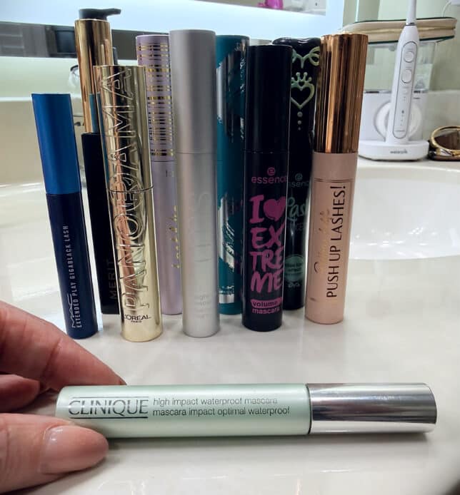 Mascaras, and one that is waterproof
