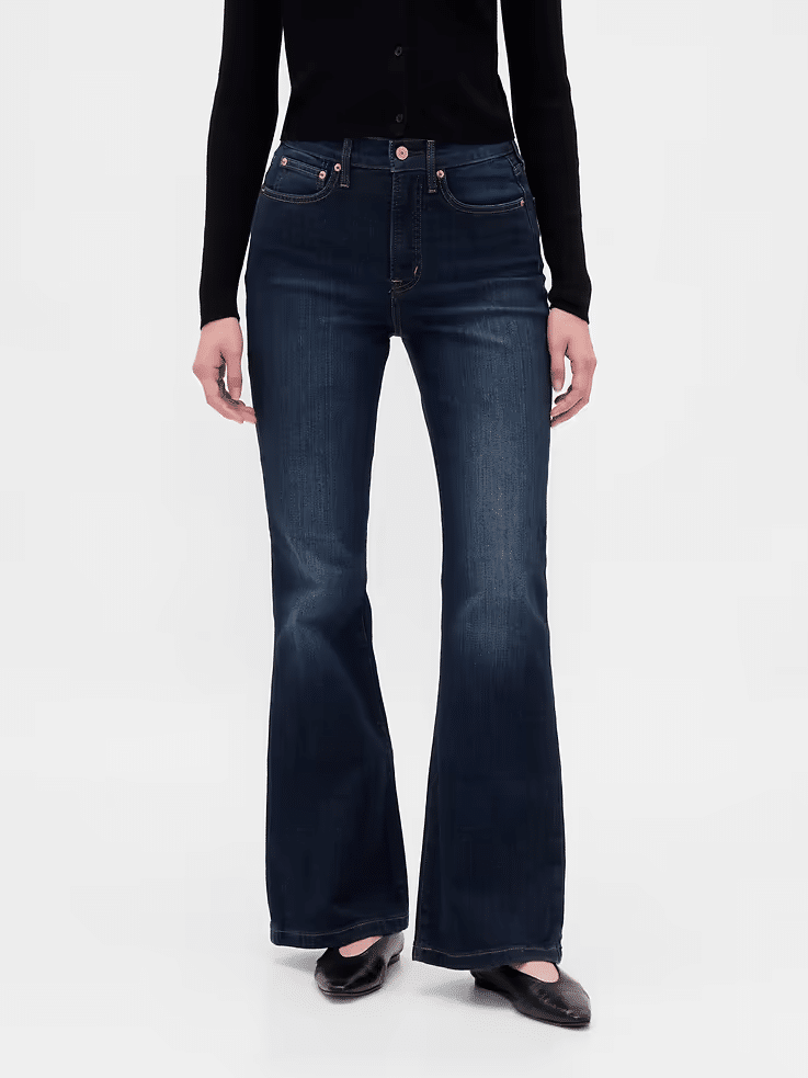 Gap High Rise '70s Flare Jeans