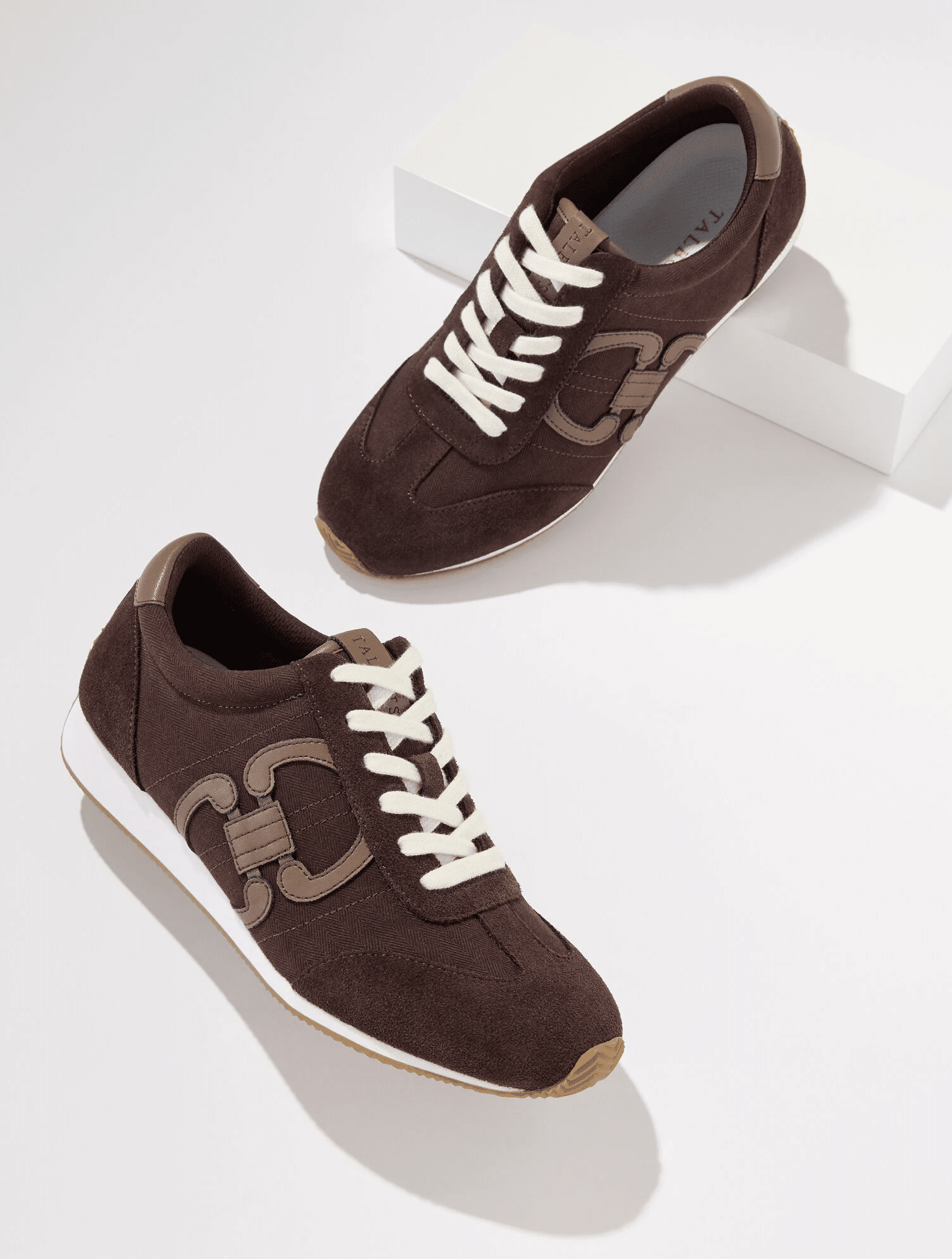 Talbots Alex Status Herringbone Suede Sneakers