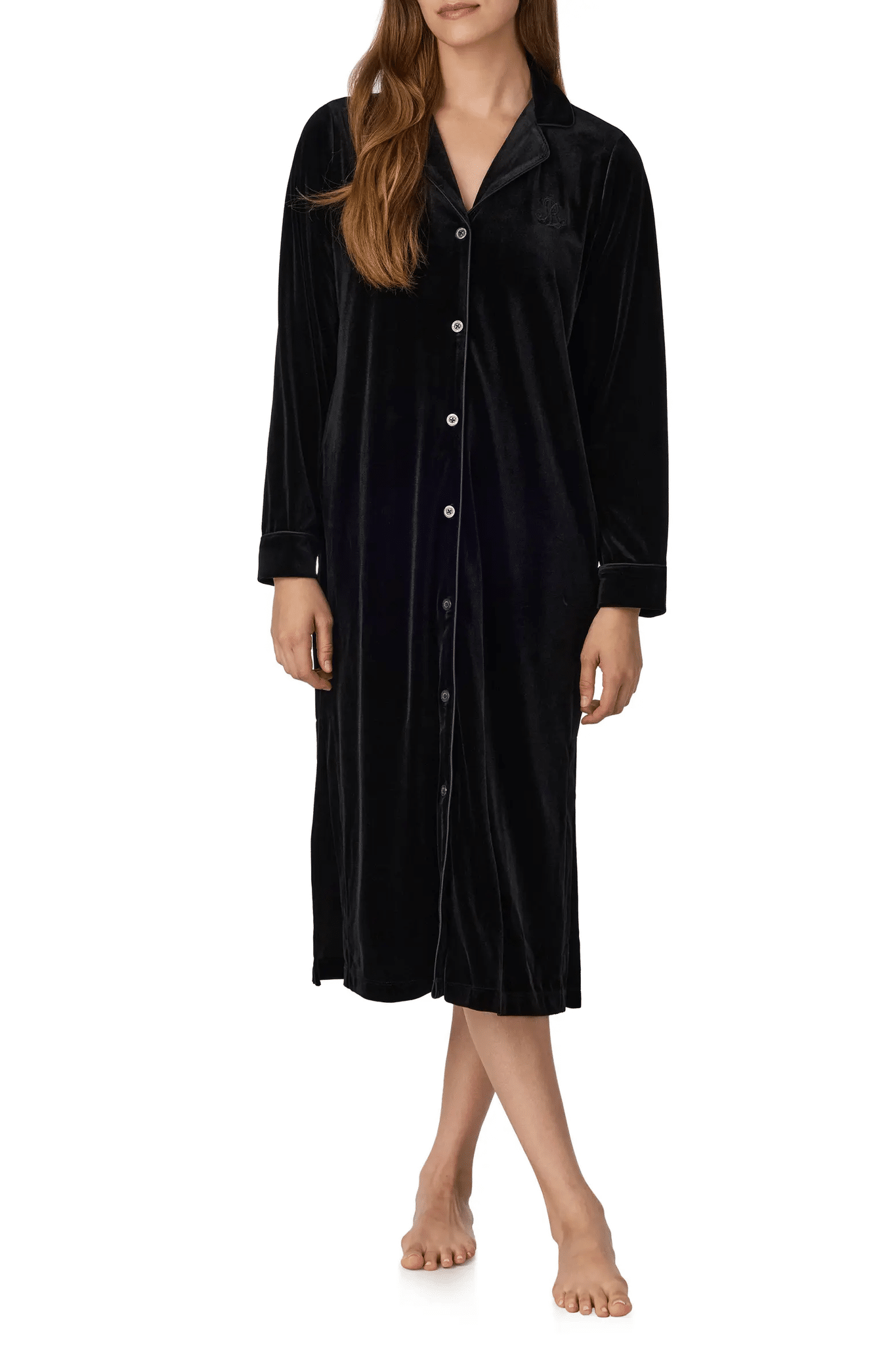 Lauren Ralph Lauren Long-Sleeve Sleepshirt