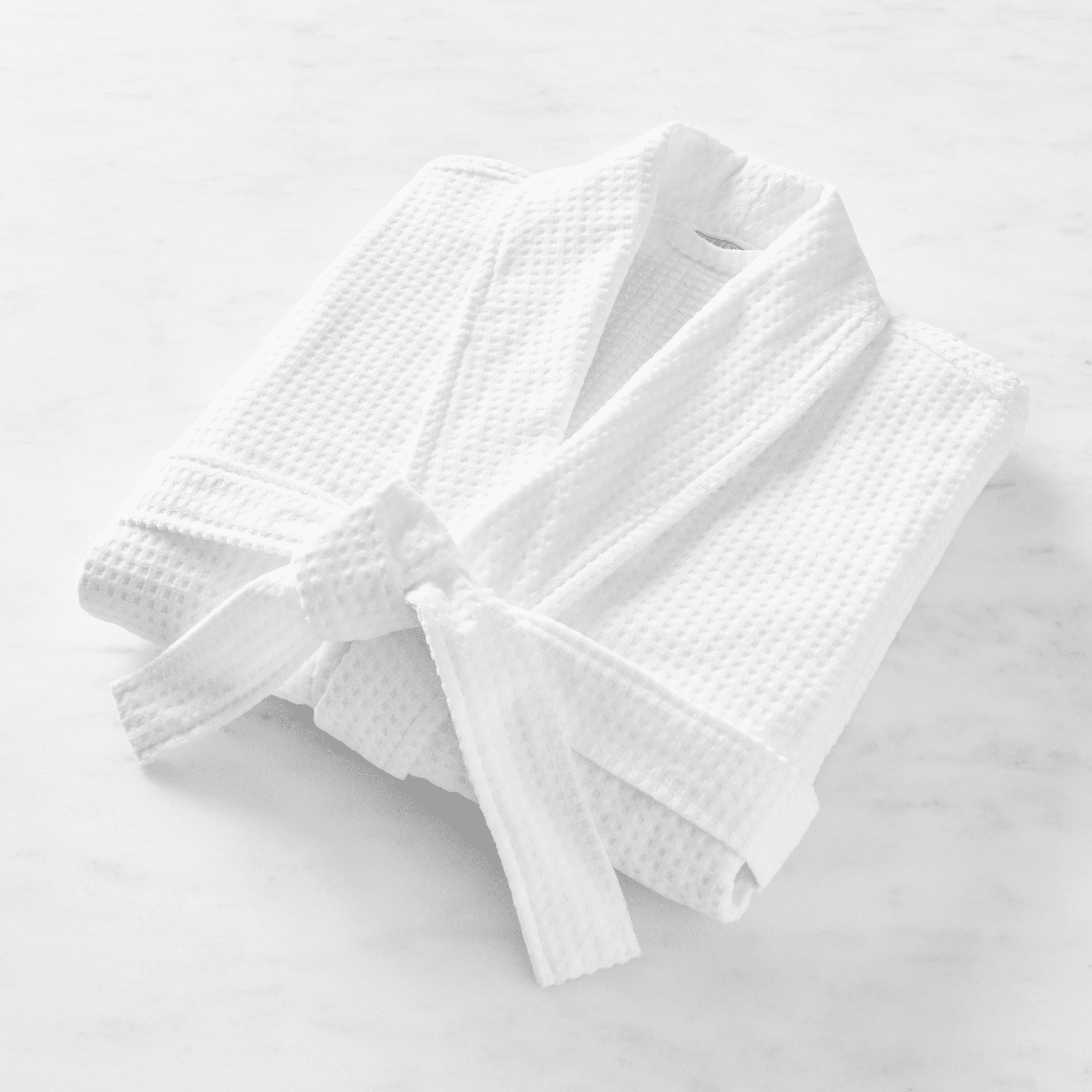 Williams Sonoma Organic Plush Waffle Velour Robe